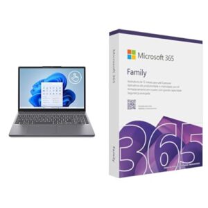 Notebook Lenovo IdeaPad Slim 3 Core i5-13420H 8GB 512GB SSD Tela 15.3" Touch Screen - 83NS000ABR W11 + Microsoft 365 Family (12 meses) até 6 usuários