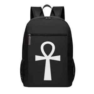 NUSDB Mochila Symbol para laptop de viagem egípcia antiga, para negócios, antifurto, fina, resistente, bolsa para computador universitária, presente para homens e mulheres, serve para notebook de 43