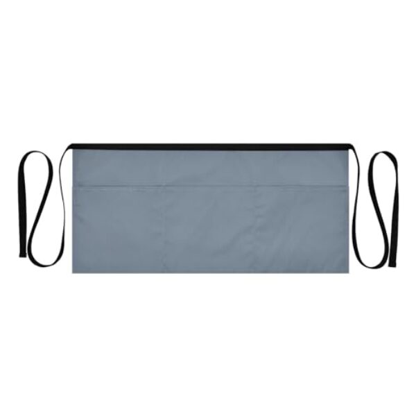 ODAWA Aventais rosa choque garçom servindo aventais curtos restaurante garçom, 30 cm, Cinza ardósia, Tamanho Único