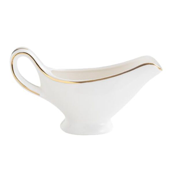 Packove Molheira de Cerâmica, Cremeira de Cerâmica, Jarra para Molho, Molheira para Leite, Jarra de Porcelana para Molhos, Utensílios de Cozinha (300 Ml)