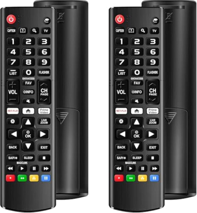 (Pacote com 2) Controle remoto universal para Smart TV LG, compatível com todos os modelos de Smart TV LCD LED OLED UHD HDTV 3D 4K Smart TV, controle remoto de substituição com teclas de atalhos da