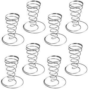 Pacote com 8 suportes de cone de sorvete de aço inoxidável feitos de 304, design de suporte para estabilidade, perfeito para festas, casamentos, restaurantes, laváveis na lava-louças