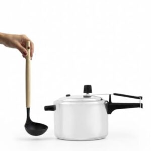 Panela De Pressão Alumínio Polida 4,5l + Concha Cozinha