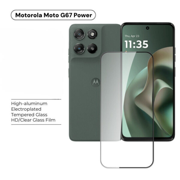 Para 2025 Motorola Moto G67 Power 5G G06 G06 Filme Temperado De Alta Definição Tela De Seda Película Protetora De Vidro