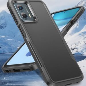 Para Motorola Moto G 5G (2023)/G Power 5G (2023): Capa protetora para celular de camada dupla à prova de choque, proteção à prova de quedas de grau militar, capas rígidas híbridas texturizadas foscas