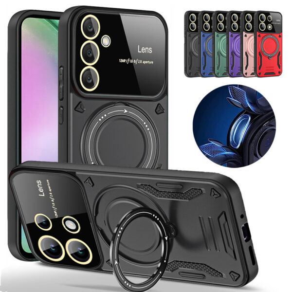 Para Samsung Galaxy A06 A05 A05s A05s A16 A15 A25 A35 A55 A14 A24 A34 A54 A13 A23 A33 A55 A52 Suporte De Proteção Do Ane