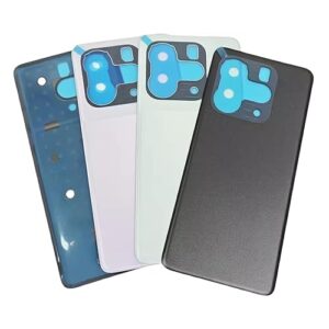 Para Xiaomi Redmi Note 14 5G – Capa traseira com bateria de substituição compatível (preto meia-noite)