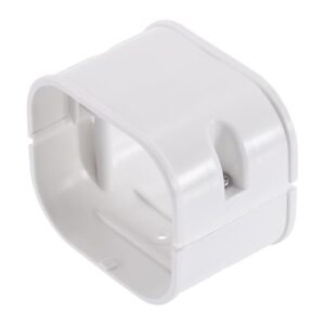 PATIKIL Capa de linha decorativa de PVC de 7,6 cm, kit de cobertura de linha, acessórios de peças para ar condicionado, bomba de calor CA central (branca)