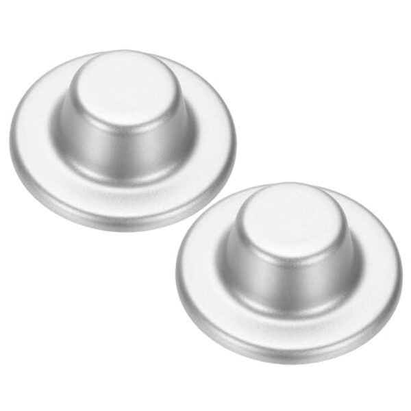 PATIKIL Capas de parede de tubo de 7,6 cm, 2 peças de tampões de parede autoadesivos ABS reservados tampas de tubo de chuveiro redondas para banheiro cozinha ar condicionado furos de tubulação