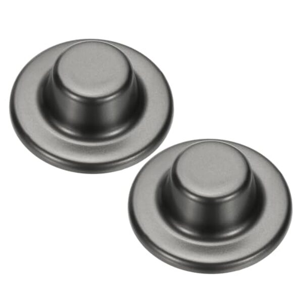 PATIKIL Capas de parede de tubo de 7,6 cm, 2 peças de tampões de parede autoadesivos ABS reservados tampas de tubo de chuveiro redondas para banheiro cozinha ar condicionado furos de tubulação