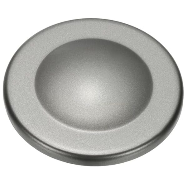 PATIKIL Capas de parede de tubo de 7,6 cm, tampões de parede autoadesivos ABS reservados tampas de tubo de chuveiro redondas para banheiro cozinha ar condicionado furos decoração (tampa curta), cinza