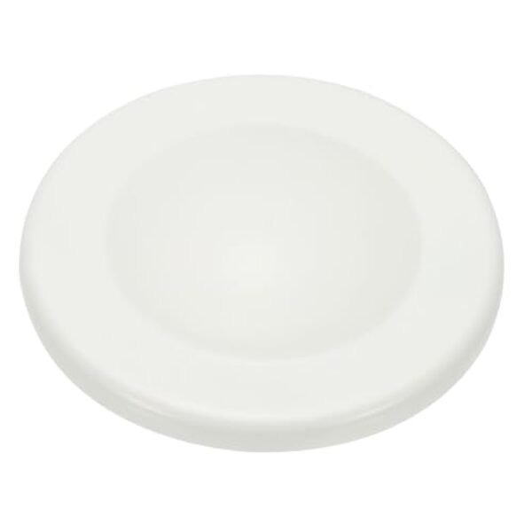 PATIKIL Coberturas de parede de tubo de 7,6 cm, ABS autoadesivo reservado, tampões de tubo de chuveiro redondos para banheiro cozinha ar condicionado furos decoração (tampa curta), branco