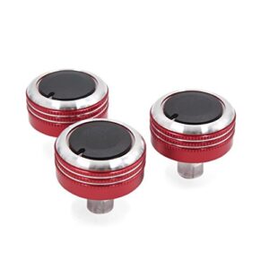 Peças de reposição 3 peças vermelho painel aquecedor de ar condicionado botão interruptor de controle para 2014-2016 3 Axela, pacote com 3 interruptores industriais