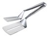 Pegador de Pizza e Lasanha em Aço Inoxidável, Manual, Acabamento Polido, 24cm x 7.2cm, Prata, Cabo Emborrachado, Estilo Clássico, Próprio para Lava-Louças