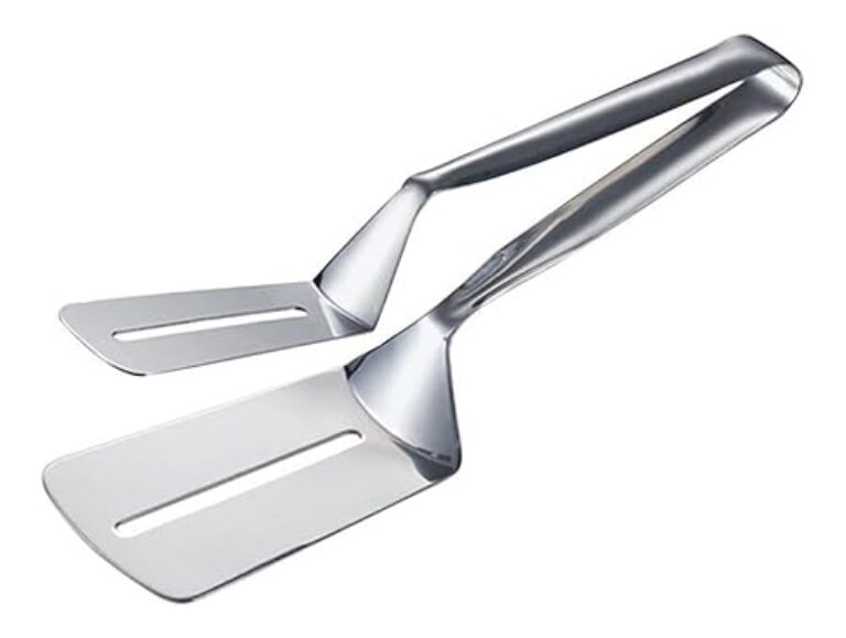 Pegador de Pizza e Lasanha em Aço Inoxidável, Manual, Acabamento Polido, 24cm x 7.2cm, Prata, Cabo Emborrachado, Estilo Clássico, Próprio para Lava-Louças