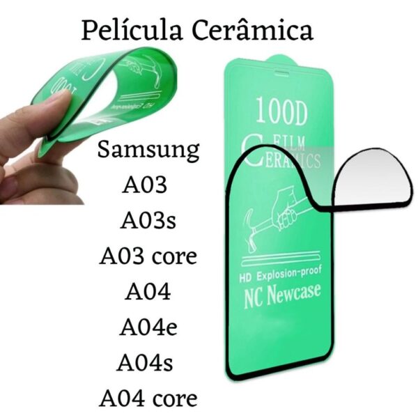 Película Cerâmica 3D Hidrogel Flexível Para Samsung Galaxy A03 A03s A03 core A04 A04e A04s A04 core