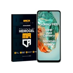 Película de Hidrogel Galaxy M05 Anti Espião Privacy Frontal