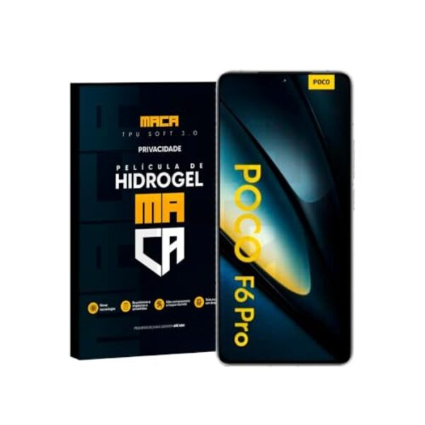 Película de Hidrogel Mi Poco F6 Pro Fosca Privacidade Frente