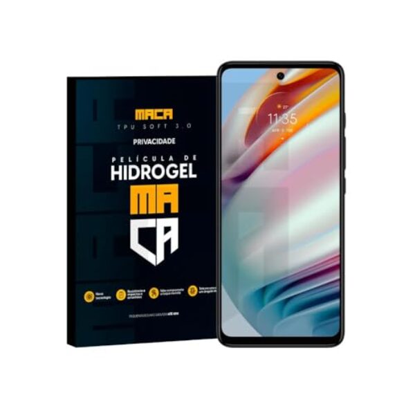Película de Hidrogel Moto G60 Privacy Frontal Anti Espião