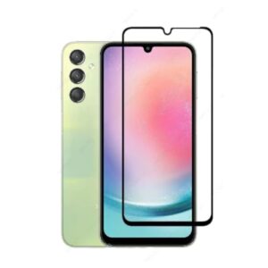 Película de Vidro 3D para Samsung M55 5G, Proteção Total da Tela 6.7", Vidro Temperado, Preta