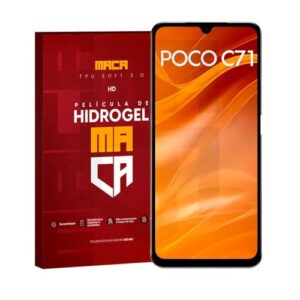 Película Hidrogel Frontal – Poco C71 - Transparente/fosca