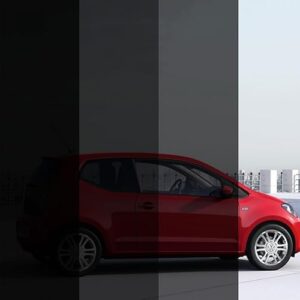 Película para janelas com cor fumê para veículos e residências, adequada para janelas e portas (6 metros x 50 cm,G35% CLARO)