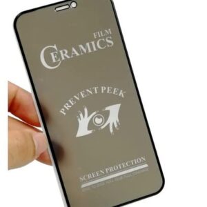 Película Privativa Privacy Ceramica 9D Ñ Quebra Para iPhone Todos Os Modelos (Iphone 16 Pro Max)