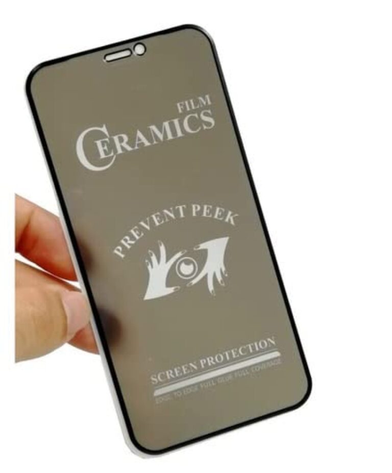 Película Privativa Privacy Ceramica 9D Ñ Quebra Para iPhone Todos Os Modelos (Iphone 16 Pro Max)