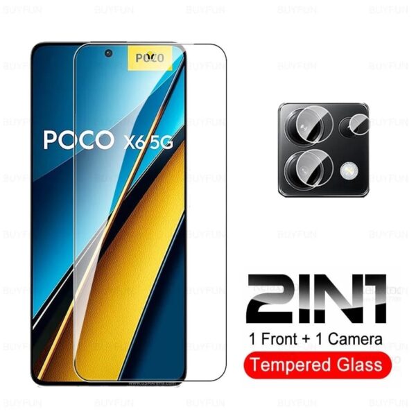 Película Xiaomi Poco F6 Pro Poco F6,Poco X6 Pro Poco X6 poco c65 Vidro,sem borda preta+ câmera