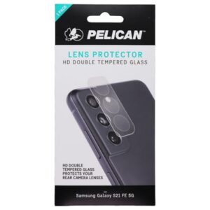 Pelican Protetor de lente para câmera Samsung Galaxy S21 FE 5G - Vidro temperado duplo 9H - Tecnologia antiarranhões durável e materiais antiestilhaçamento, visualização Ultra HD com fotografia