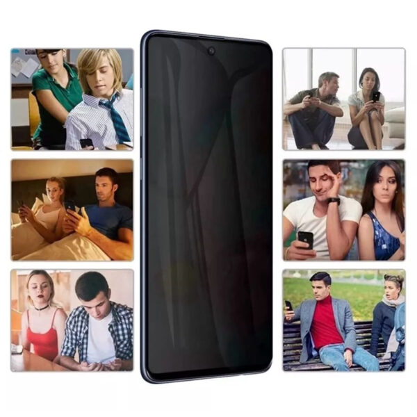 Pelicula Anti Espião Em Cerâmica Pelicula Privacidade Com Total 100% Da Tela REDMI 13C A05 A05S POCO M6 POCO C65 C51 C53