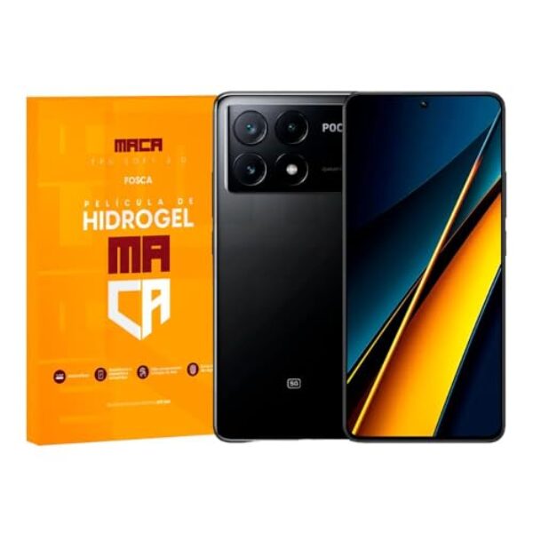 Pelicula De Hidrogel Mi Poco X6 Pro 5g Hd/fosca Frente E Verso