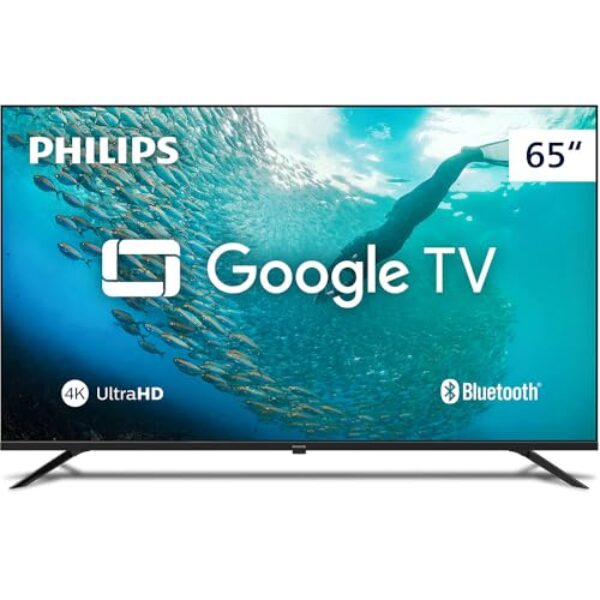 PHILIPS, Smart TV, 65'' 4K UHD, 65PUG7019/78, Google TV, Comando de Voz, HDR