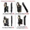 Placa De Carga Sub + Flex Mãe Modelos Variados Para Redmi Note 12 pro 5G / X5 Pro M4 pro X3 pro F1 F2 pro F3 Poco X5
