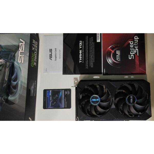 Placa de Vídeo Nvidia Asus RTX 3060 OC 12GB Dual