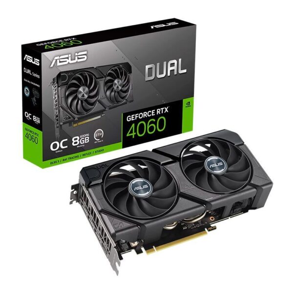 Placa de vídeo RTX 4060 8Gb Asus Dual EVO