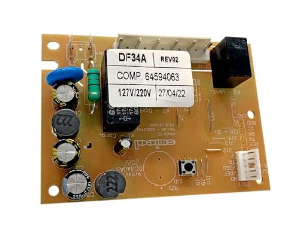Placa Eletrônica Potência Controladora Digital de Processo Compatível com Refrigerador DF34A – Bivolt