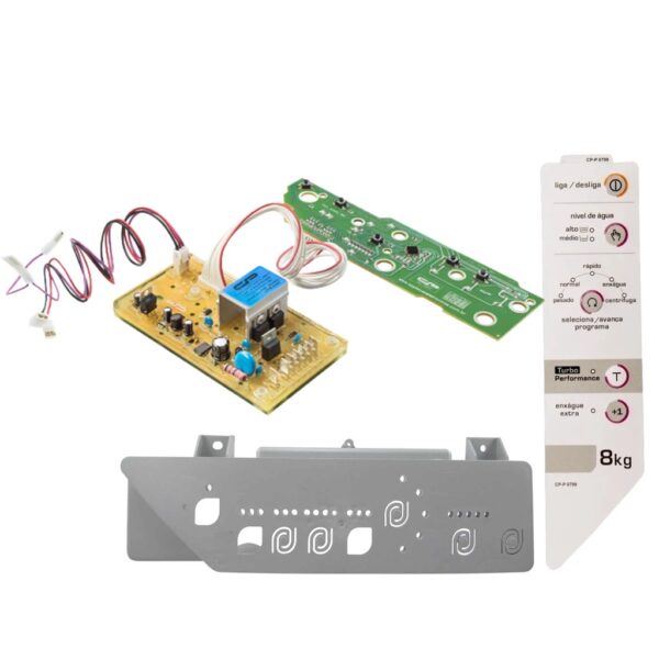 Placa Painel Compatível Máquina Lavar Roupa 8kg Bwc08