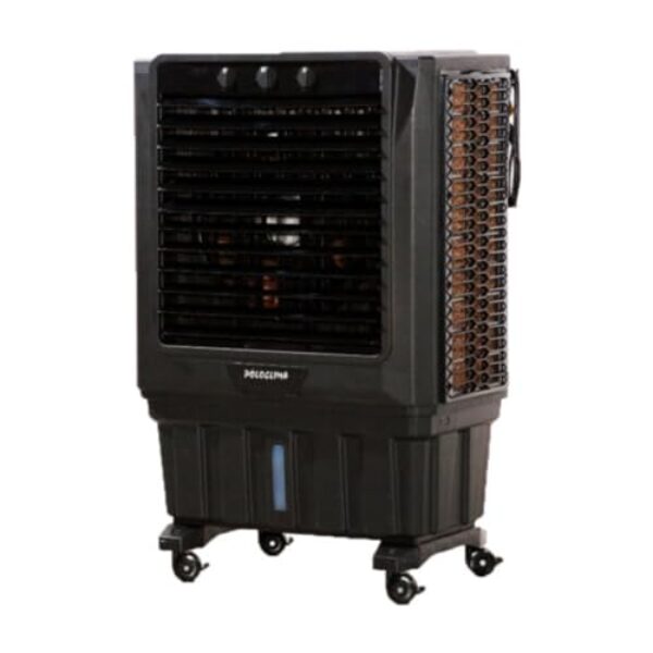 POLOCLIMA Climatizador Portátil, Preto, 45 Litros, 127V, com Rodízios, Sistema de Resfriamento Evaporativo
