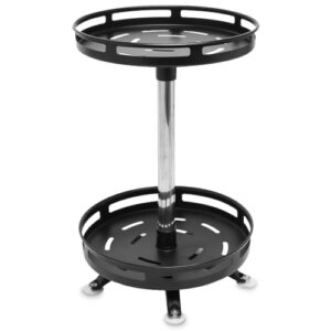 Porta Condimentos Giratório 360° de 2 Andares, Organizador Multiuso para Cozinha, Banheiro e Escritório