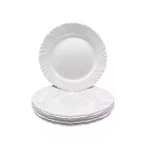 Prato Raso, Prato de Sobremesa Conjunto de Pratos Rasos – ElegâNcia E ResistêNcia para o Dia a Dia(8 unidades)