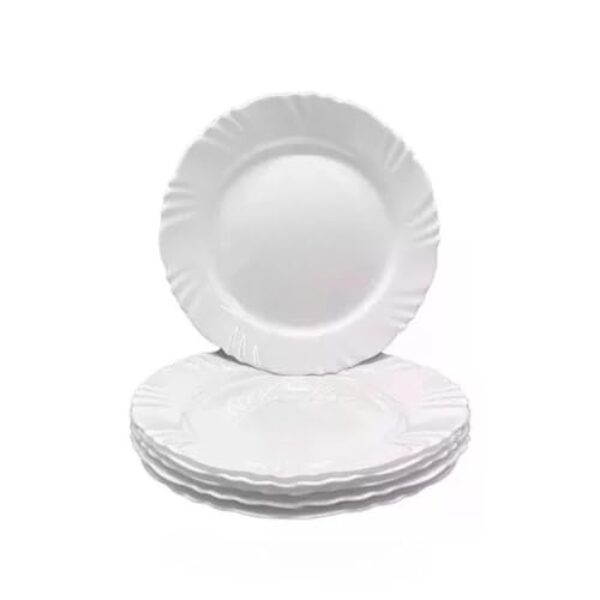 Prato Raso, Prato de Sobremesa Conjunto de Pratos Rasos – ElegâNcia E ResistêNcia para o Dia a Dia(8 unidades)