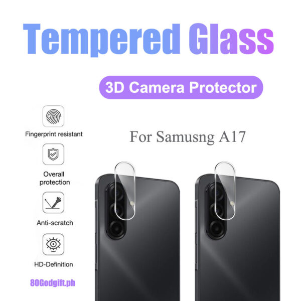 Protetor De Câmera Temperado De 2 Unidades Para Samsung A17 9H 8K Filme De Vidro De Lente Galaxy A17 A16 A15 A14 A13 A07