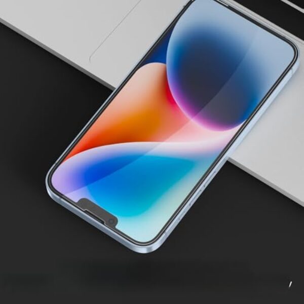 Protetor de tela compatível com iPhone 14 Plus, compatível com iPhone 13 Pro Max, 6,7 polegadas, pacote com 3, vidro temperado premium de 0,26 mm, dureza 9H, filme 2,5D, fácil instalação, 6,7