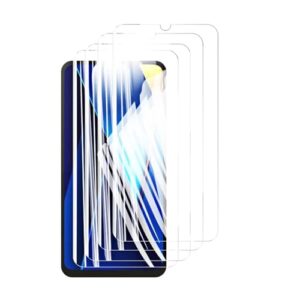 Protetor de tela para Xiaomi Poco C65 4G, 4 unidades, vidro temperado, cristal de alumínio, capa antirriscos, compatível com impressão digital de 6,74" (HD)