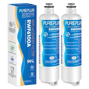 PUREPLUS Filtro de água BORPLFTR50 para geladeira Bosch 11025825 Ultra Clarity Pro, compatível com 12033030, 12028325, 11025825, BORPLFTR55, WFC100MF, B36CT80SNS, B36CL80ENS, 1 pacote