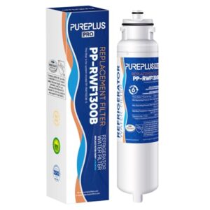 PUREPLUS HX2017FR-A/HX2017F-A Filtro de água de geladeira certificado NSF 53&42, compatível com os modelos Hisense HRF266N6CSE1, HRF266N6CSE, HRF209N6CSE, HRF254N6TSE Twist-In Geladeira, 1 PACOTE