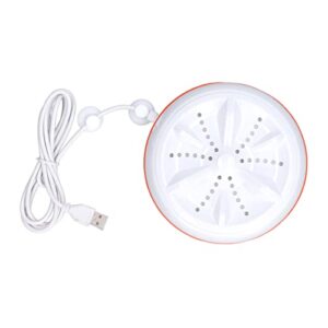 QANYEGN Lavadora ultrassônica, máquina de lavar turbo ultrassônica, lavadora turbo ultrassônica pequena para viagens, negócios, camping, casa