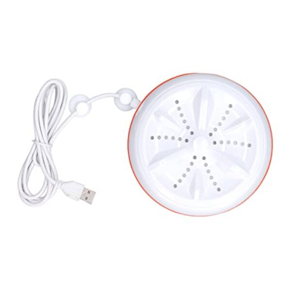 QANYEGN Lavadora ultrassônica, máquina de lavar turbo ultrassônica, lavadora turbo ultrassônica pequena para viagens, negócios, camping, casa