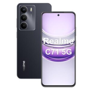 Realme C71 5G Smartphone 8GB RAM 256GB ROM Tela de 6.67" 120Hz, 5000mAh Batteria Octa Core Dual SIM (Negro)